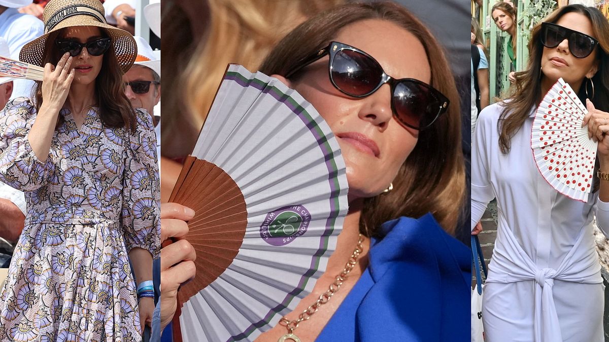 Il ventaglio "must have" dell'estate: Natalie Portman, la principessa del Galles Kate Middleton ed Eva Longoria © IPA