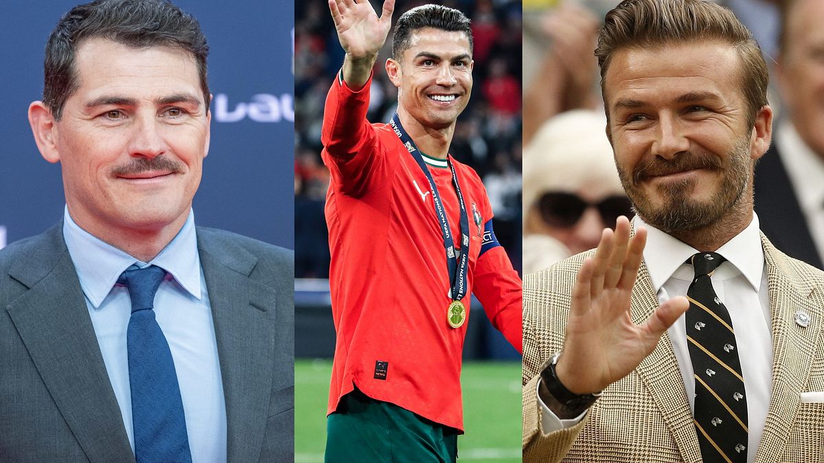 Iker Casillas, Cristiano Ronaldo e David Beckham © IPA