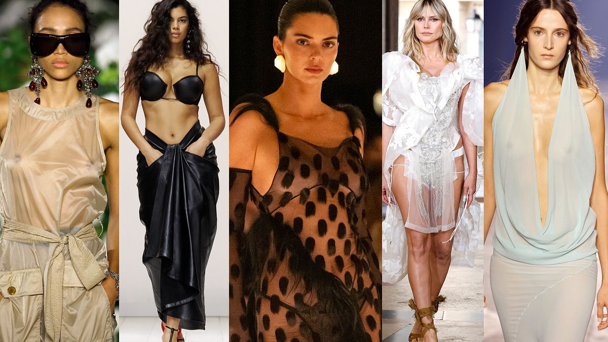 Alcuni nude look dalle passerelle della Fashion Week di Parigi primavera estate 2026 © Catwalk Pictures