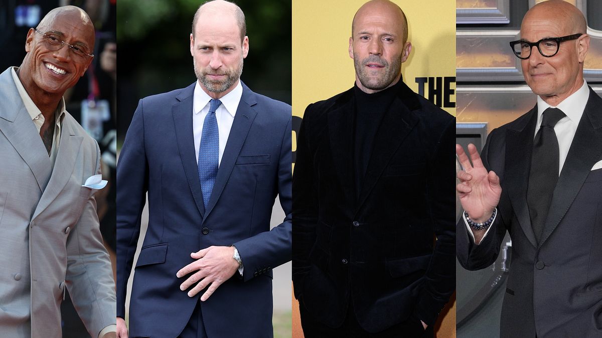 Dwayne Johnson, il principe William, Jason Statham, Stanley Tucci © IPA