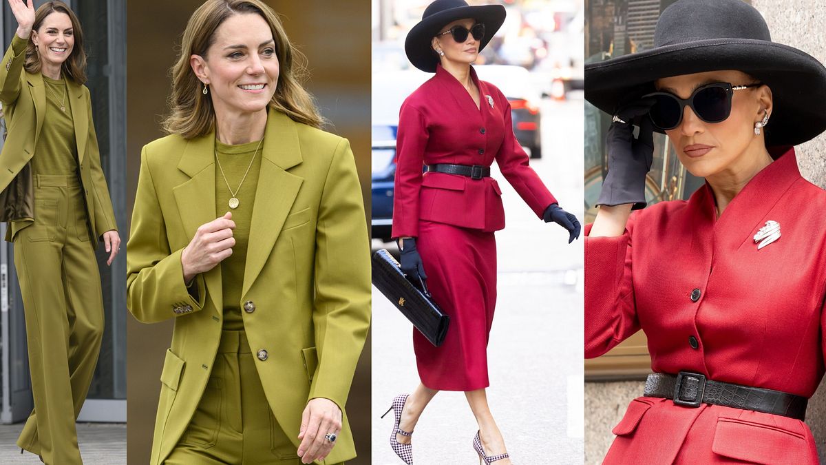 Kate Middleton e Jennifer Lopez: due proposte su come indossare il tailleur © IPA