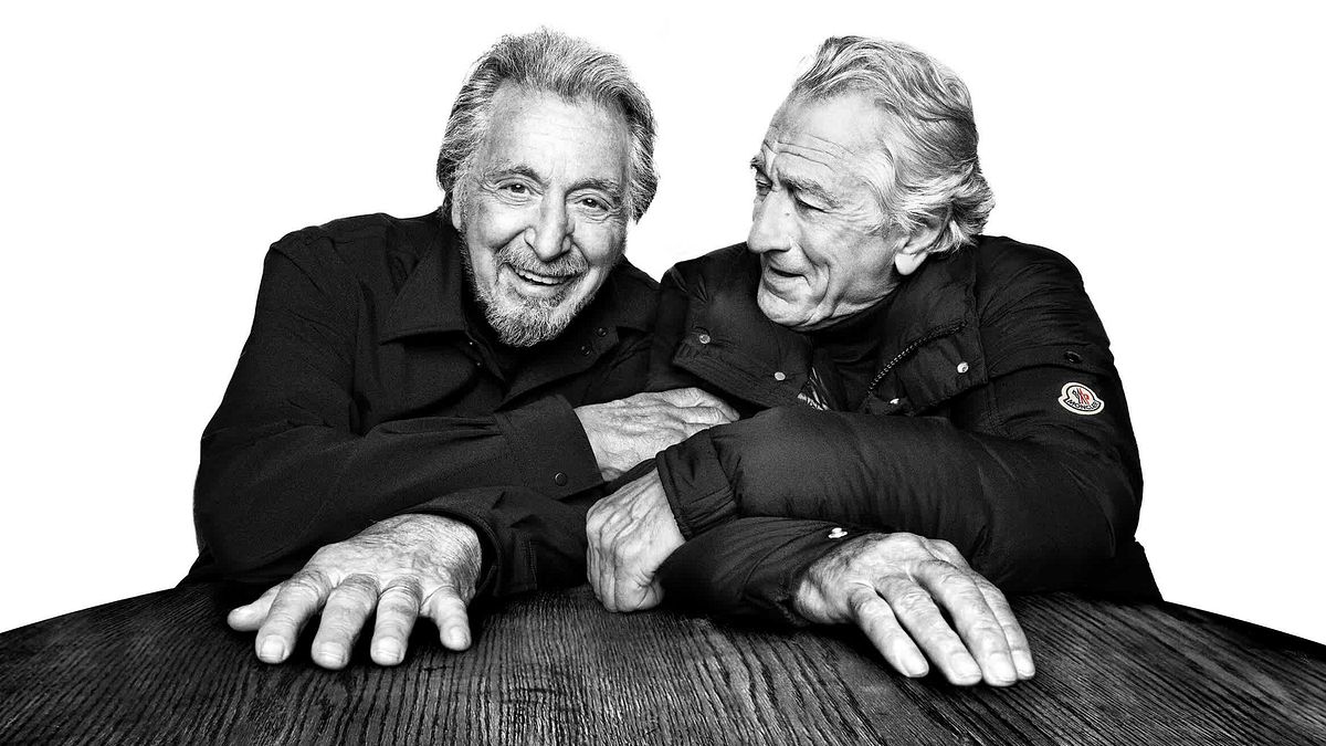 Robert De Niro e Al Pacino per la campagna "Warmer Together" di Moncler © Ufficio stampa