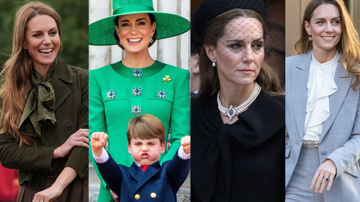 "Kate effect": la principessa del Galles in diversi momenti dei suoi impegni pubblici © IPA