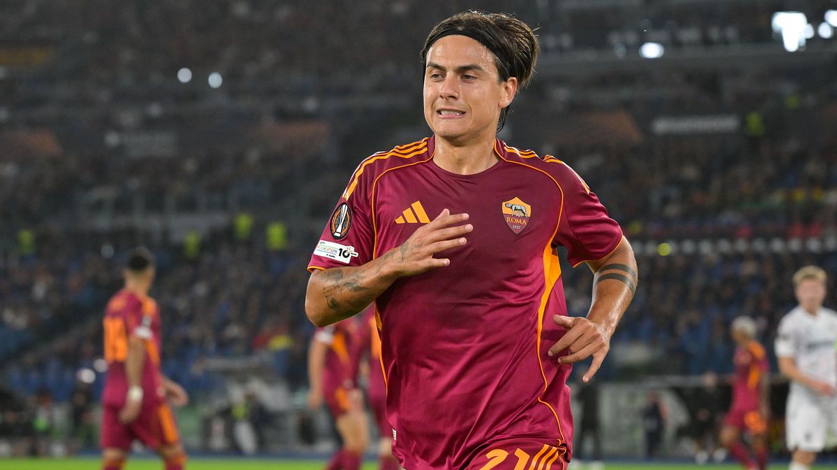 Sassuolo-Roma: Muric, Pinamonti, Dybala, Wesley   © Getty Images