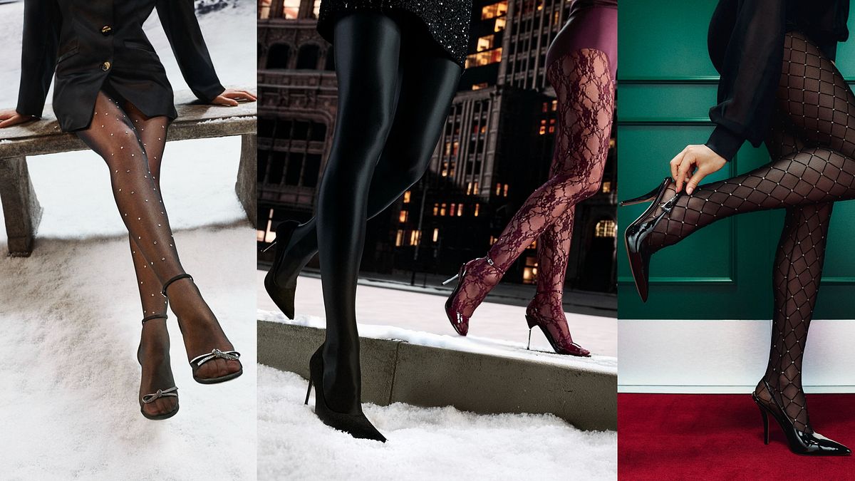 Alcuni dei collant proposti dalla Party Collection di Calzedonia © Ufficio stampa