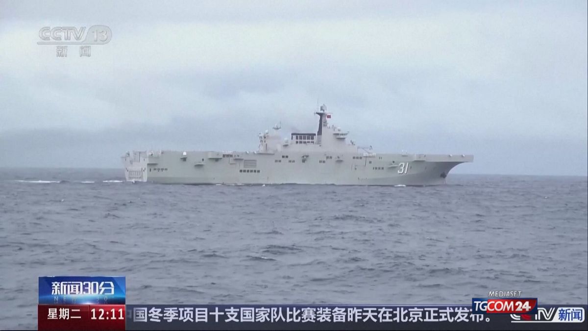 ESERCITAZIONE CINA TAIWAN X SITO SRV © Da video