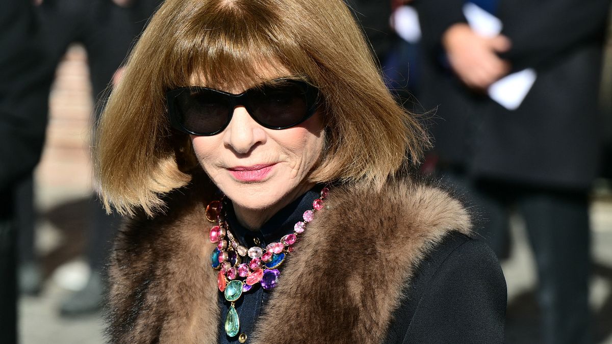 Addio Valentino, i funerali a Roma: Anna Wintour © Afp