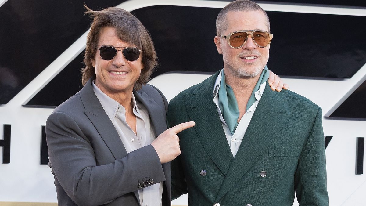 Brad Pitt alla premiere di "F1 The Movie" a Londra con Tom Cruise © IPA