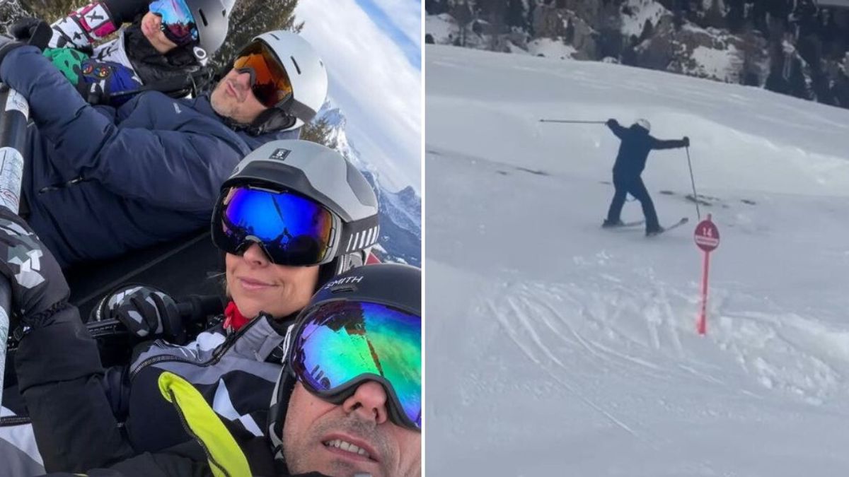  La settimana bianca di Totti e Bocchi © Instagram