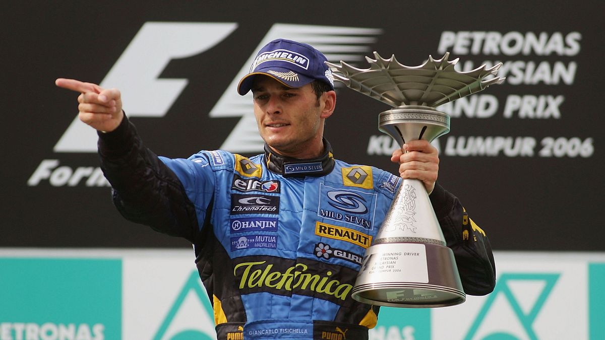 Giancarlo Fisichella nel Gp di Malesia 2006 © Getty Images