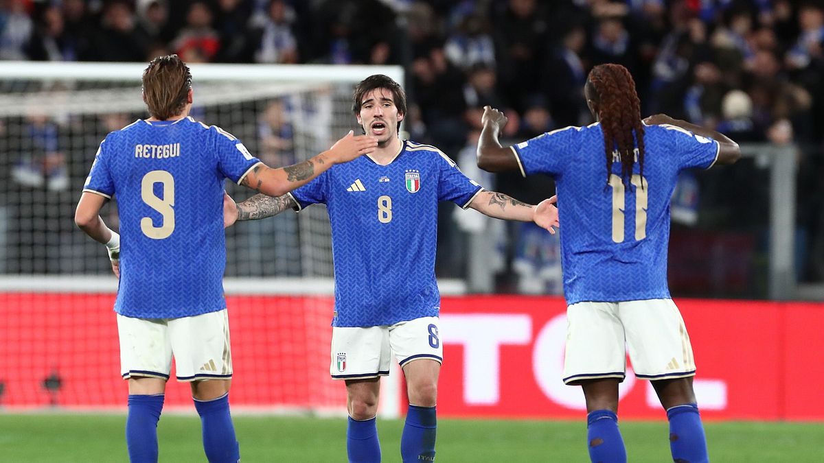 Retegui, Tonali e Kean © Getty Images