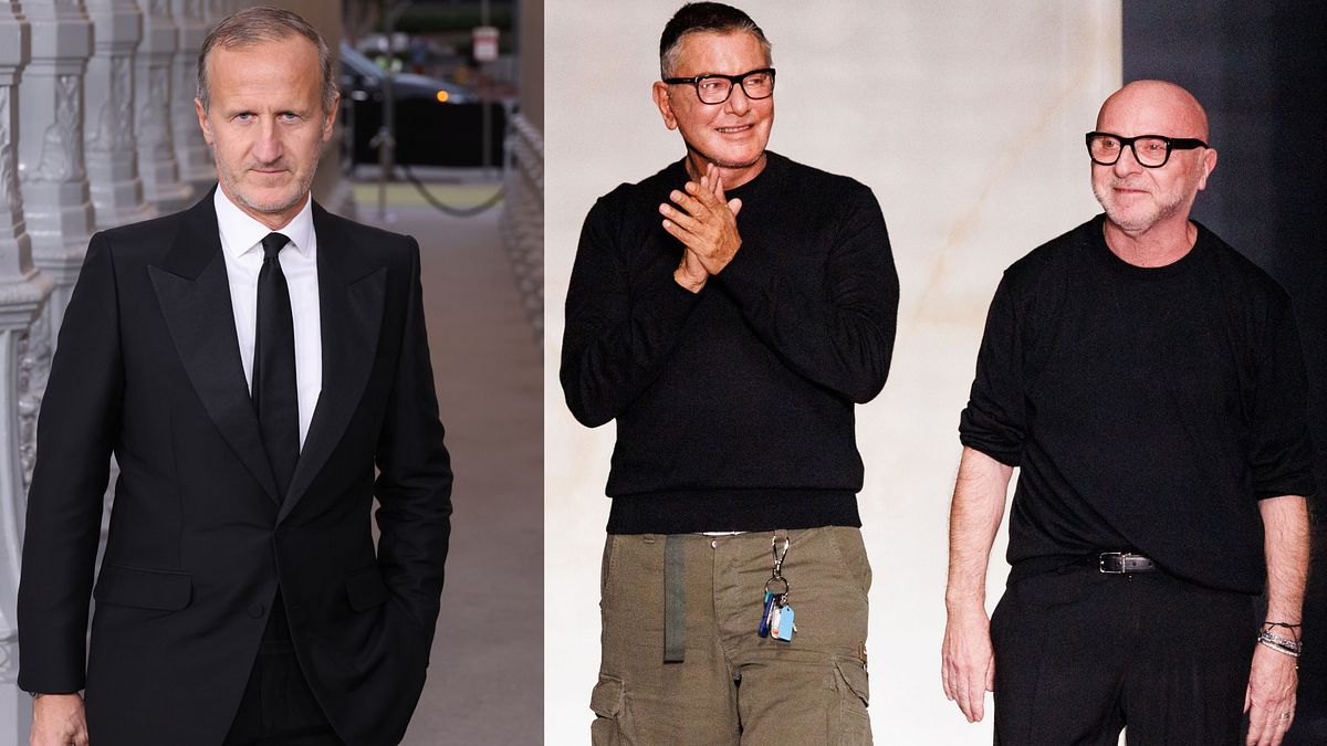 Da sinistra: Stefano Cantino, Stefano Gabbana e Domenico Dolce © IPA