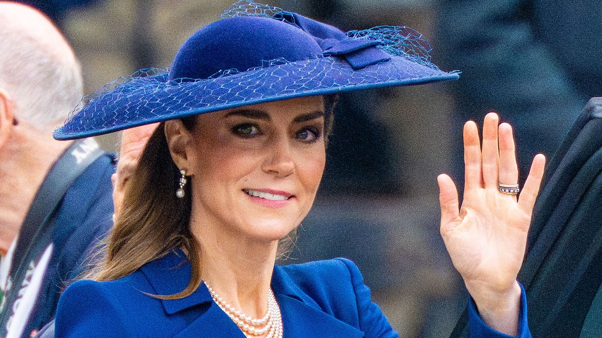 Londra, l'arrivo di Kate Middleton alla cerimonia annuale del Commonwealth Day Service presso l'Abbazia di Westminster © IPA