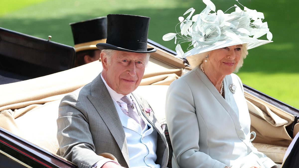 Royal Ascot 2025: re Carlo e la regina Camilla © Ansa