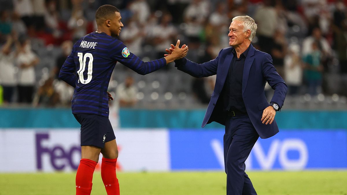  Mbappe e deschamps © Getty Images