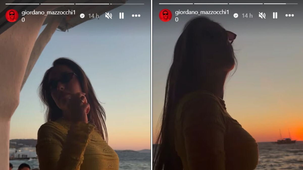 Nilufar in un video pubblicato nelle storie di Giordano © Instagram