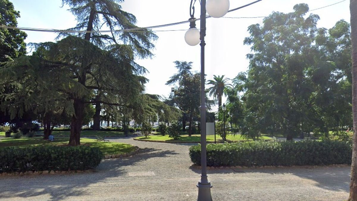 I giardini pubblici di viale Mazzini a La Spezia © Google Maps