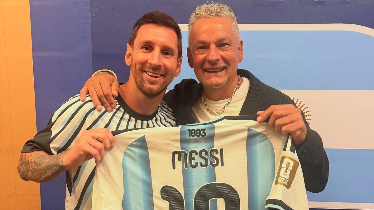 Messi e Baggio © instagram
