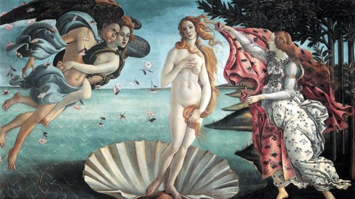 Botticelli - La nascita di Venere, 1486 © dal-web