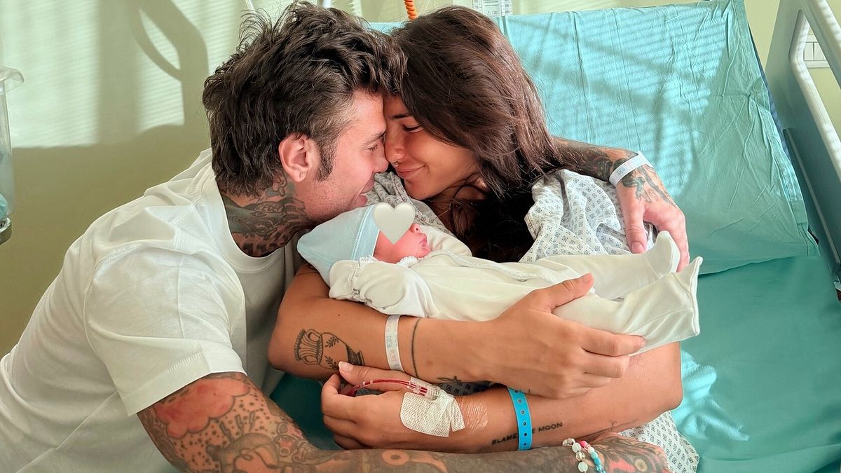  Fedez e Giulia Honegger con il figlio Edoardo Lupo © Instagram