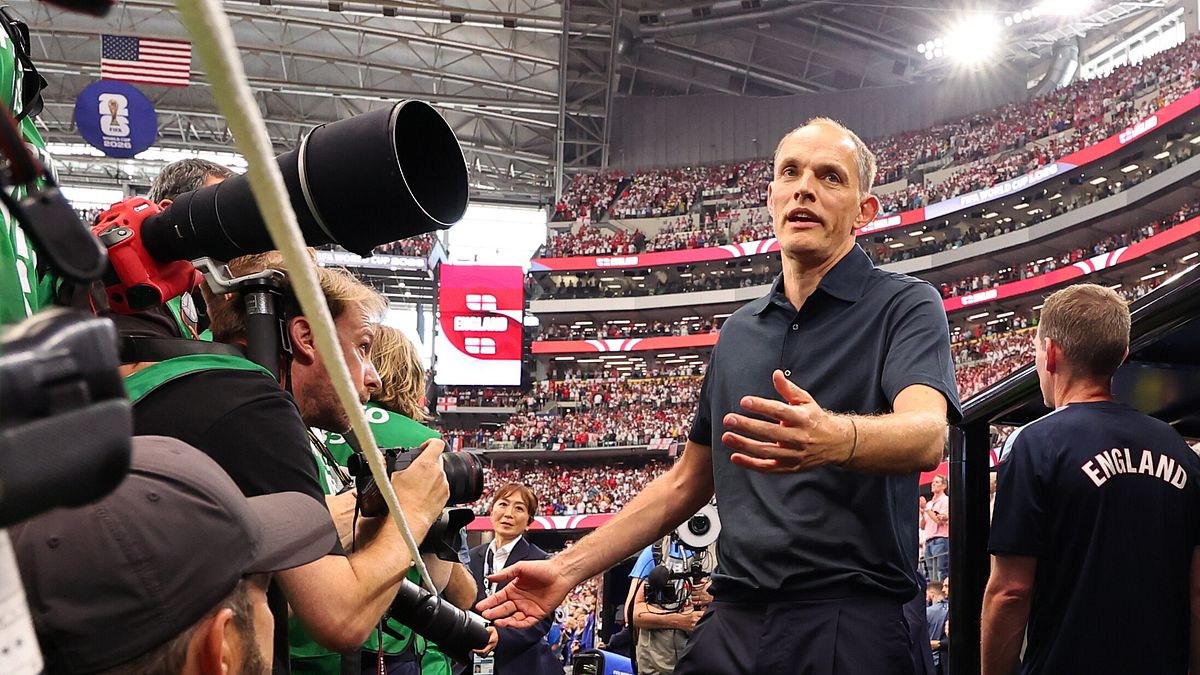 Tuchel e i fotografi ai Mondiali 2026 © Getty Images