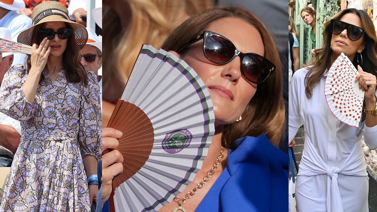 Il ventaglio "must have" dell'estate: Natalie Portman, la principessa del Galles Kate Middleton ed Eva Longoria © IPA