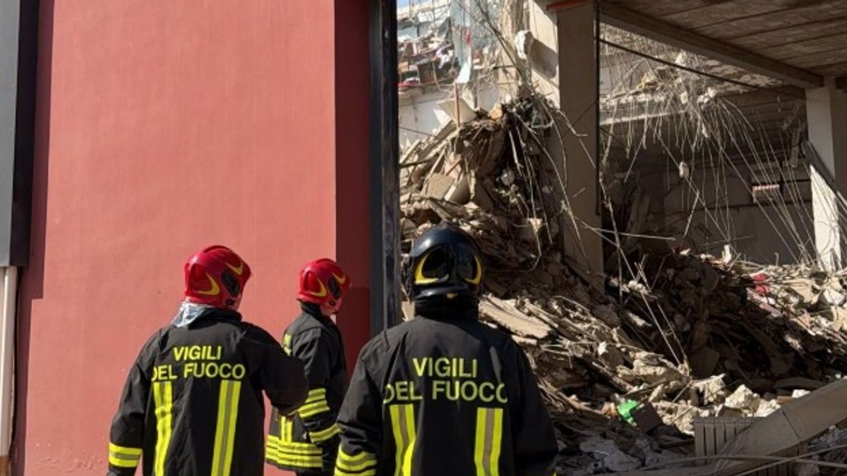 Esplosione Messina © Vigili del Fuoco