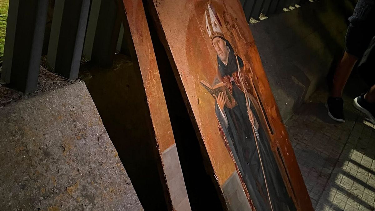 Antonello da Messina, parte della refurtiva ritrovata © Tgcom