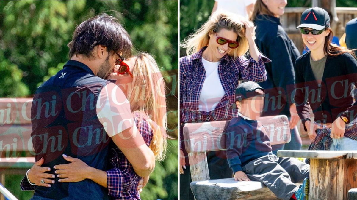 Vacanza in famiglia per Michelle Hunziker e Giulio Berruti © Chi