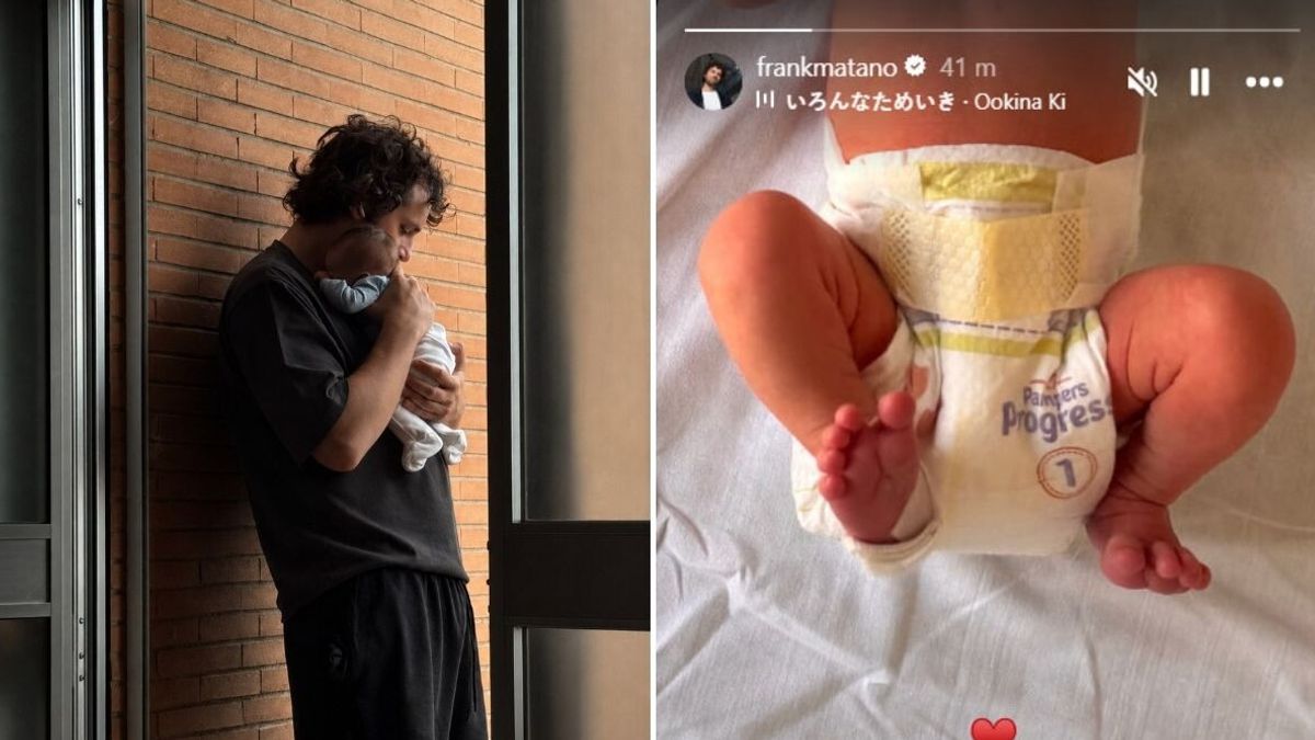 Frank Matano e il figlio Marcello © Instagram
