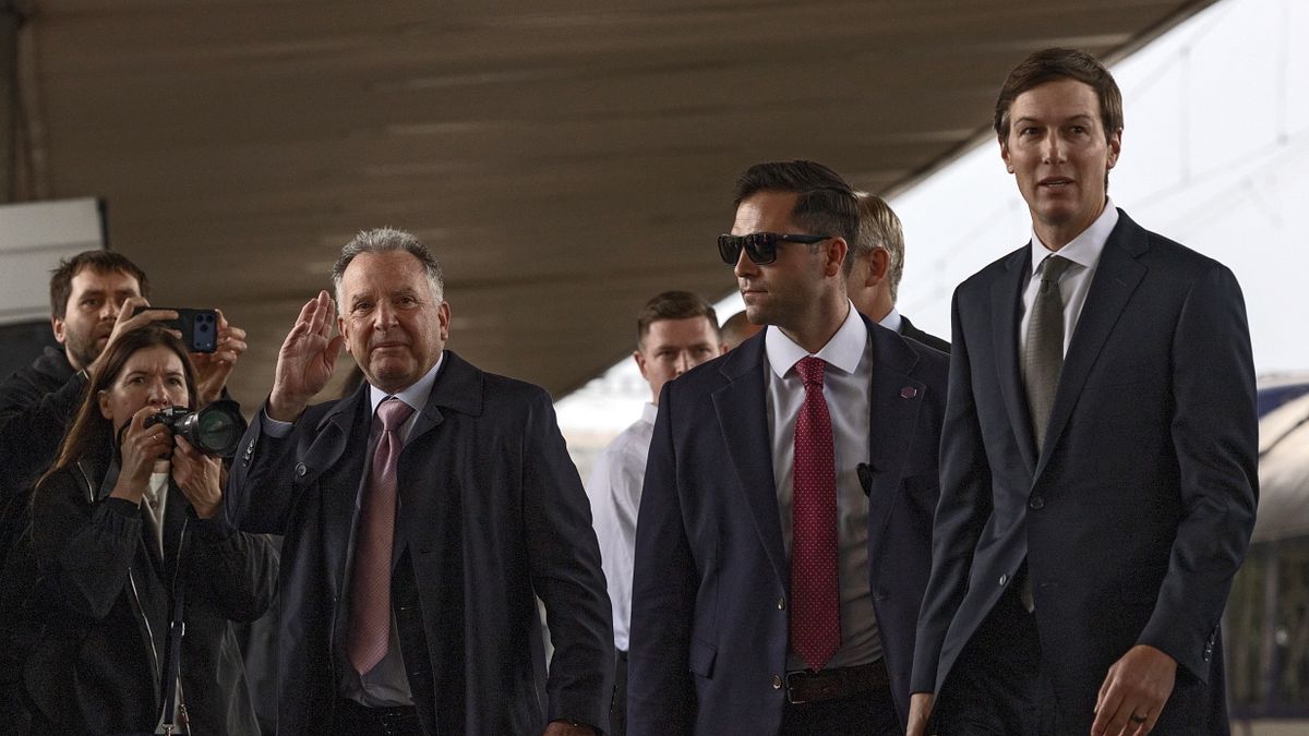 Witkoff e Kushner all'arrivo a Kiev © Afp