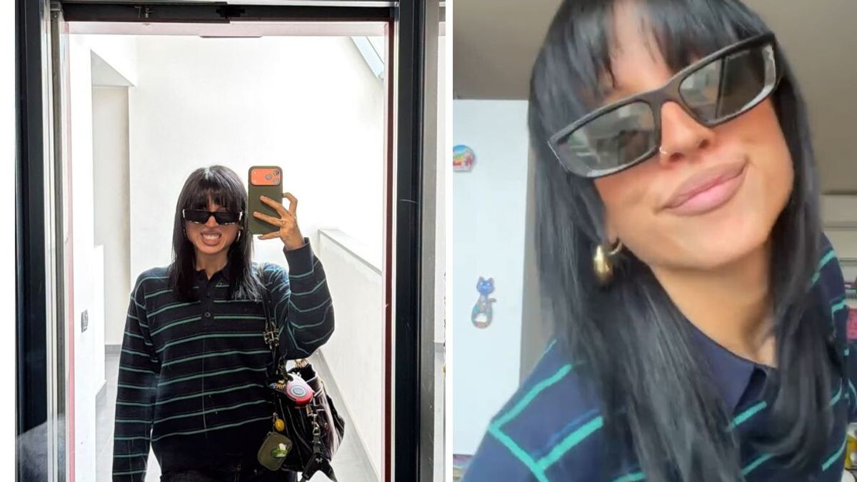 Angelina Mango soprprende tutti con il nuovo look: capelli nerissimi e maxi frangia © Instagram