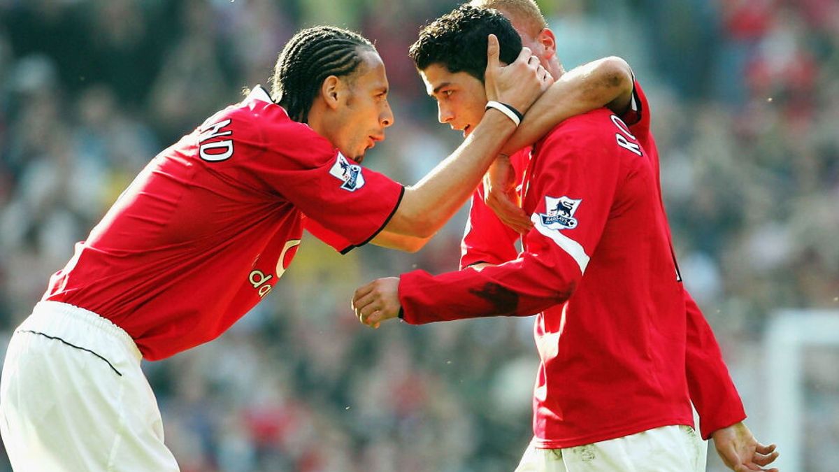  Rio Ferdinand e Cristiano Ronaldo © Getty Images
