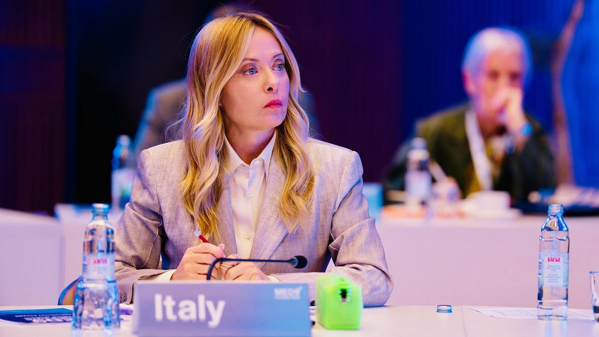 meloni spalato © Ansa