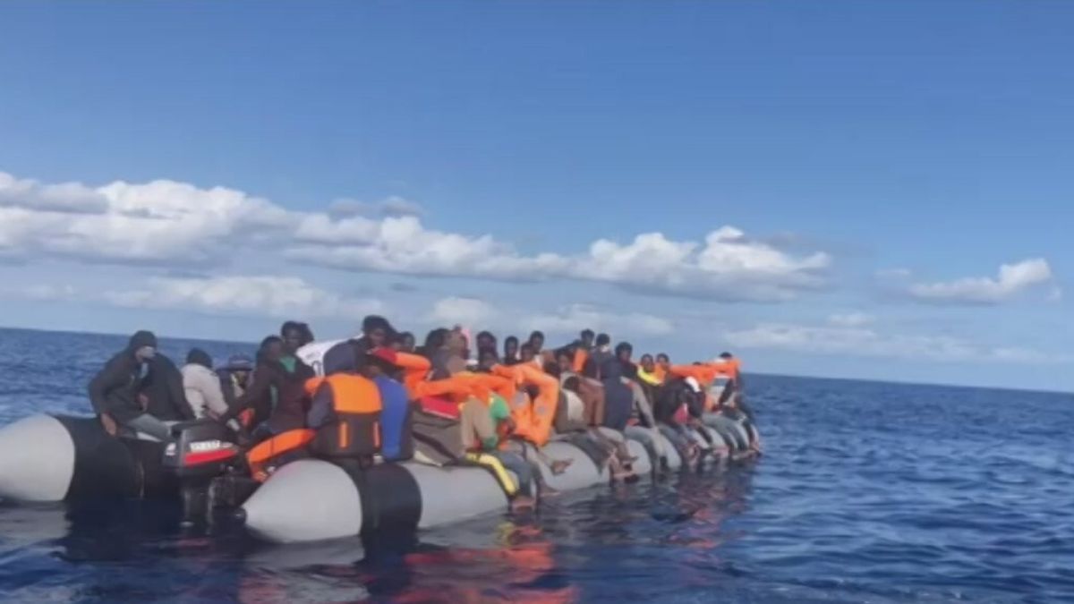 18.00 MIGRANTI: BOOM DI PARTENZE DALLA LIBIA SRV © Tgcom24