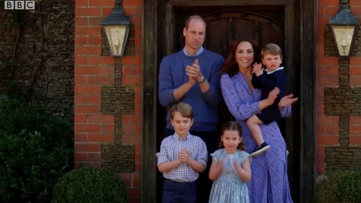 William e Kate con i figli © IPA