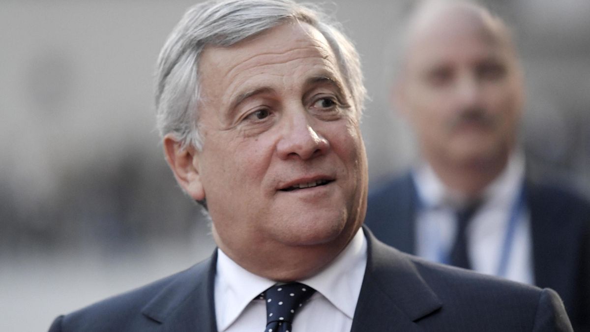 Il presidente del Parlamento Europeo, Antonio Tajani, corre da capolista per Forza Italia nella circoscrizione del Centro del Paese. © ansa