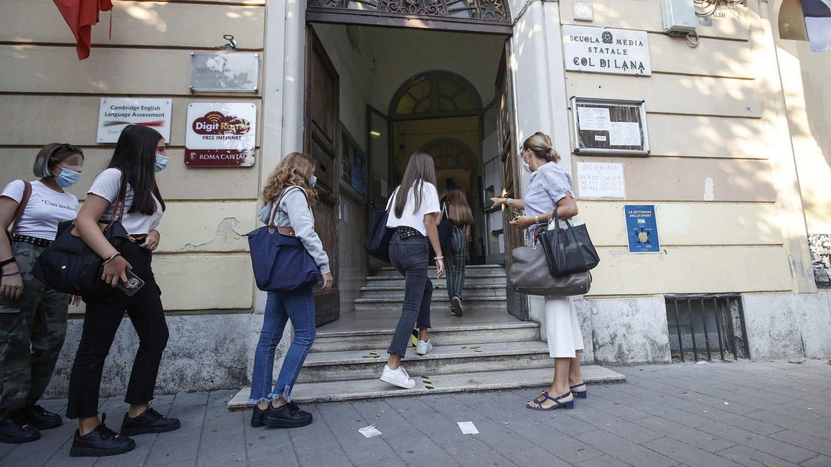  Istituto Comprensivo Parco della Vittoria sede Col di Lana, Roma © Ansa