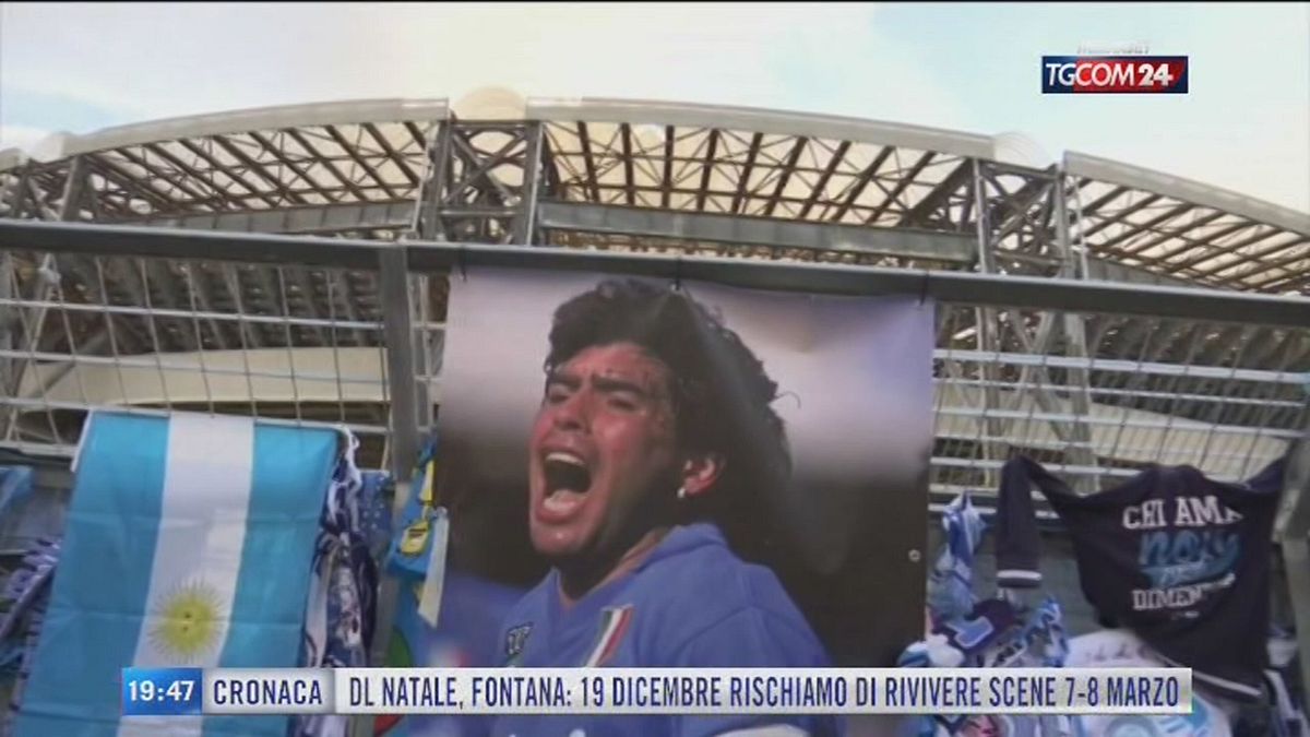 Napoli, lo stadio intitolato a Diego Armando Maradona 