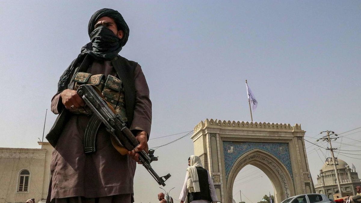 La presa di Kabul da parte dei talebani, 2021 © Ansa