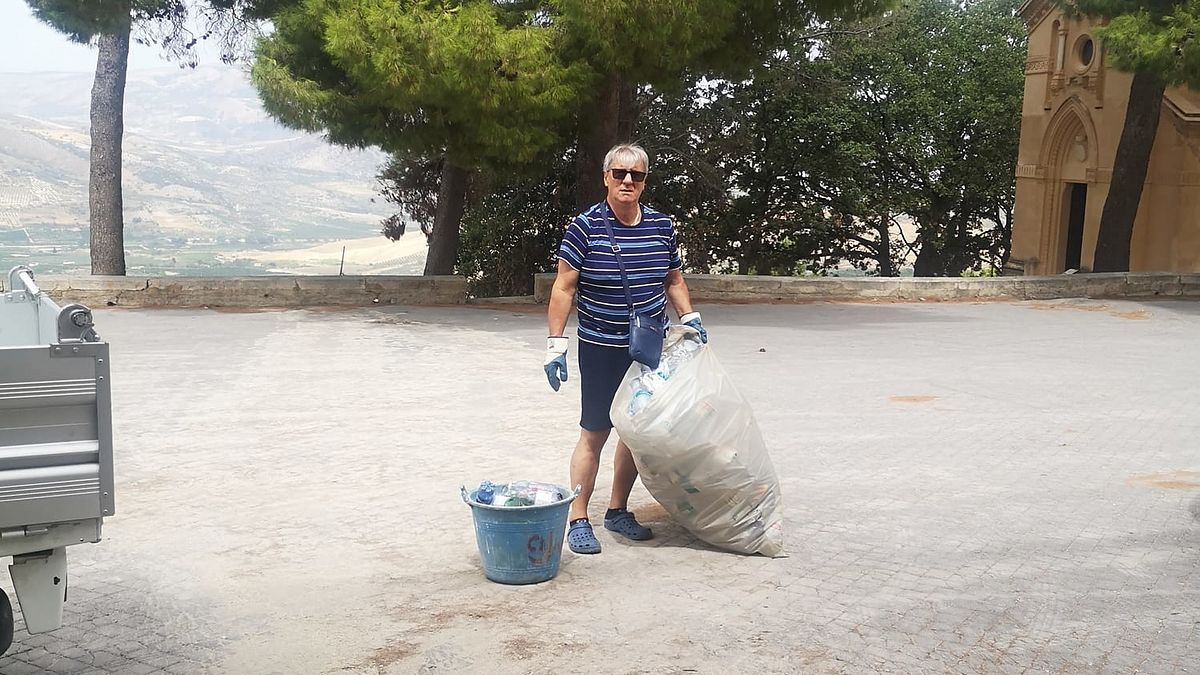 Calogero Latino, nelle aree verdi di Villafranca Sicula 