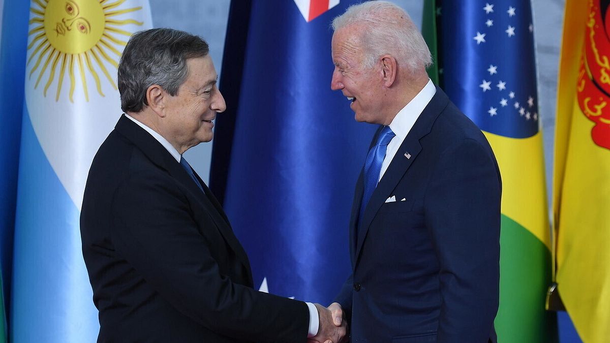  Draghi incontra il presidente Usa, Joe Biden © Ansa