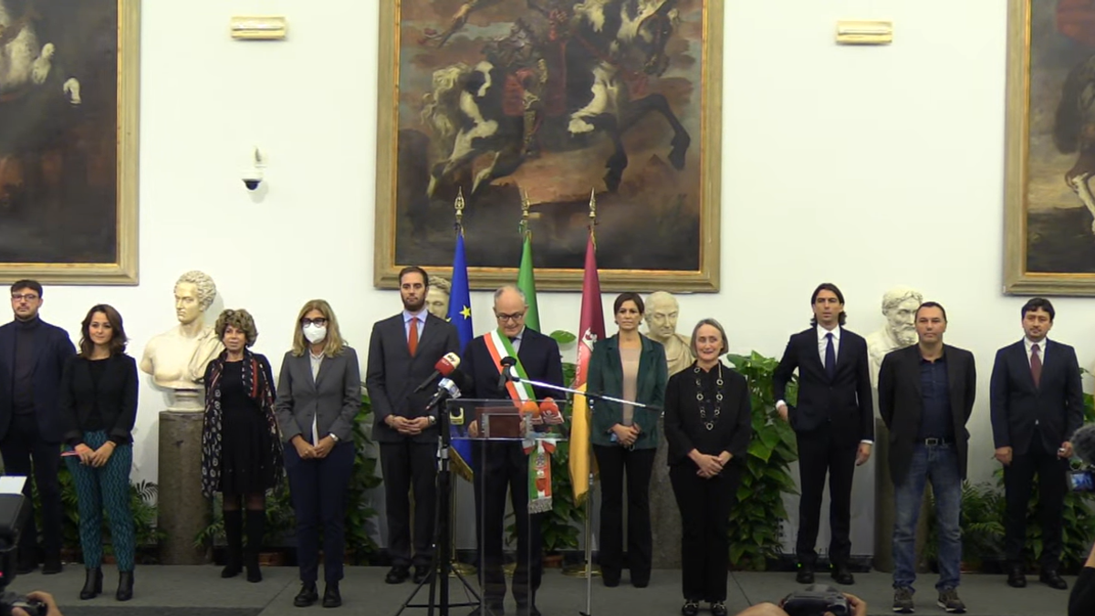  Il sindaco di Roma, Roberto Gualtieri, presenta la sua giunta © Tgcom24