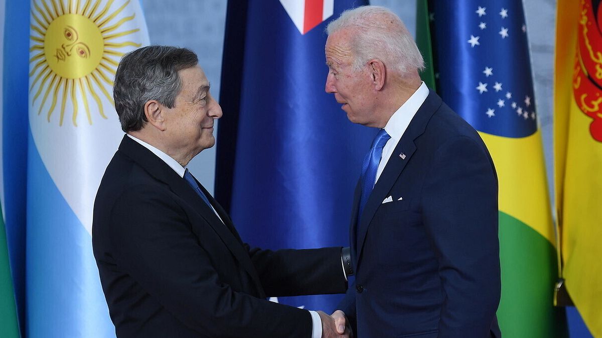  Draghi incontra il presidente Usa, Joe Biden © Ansa