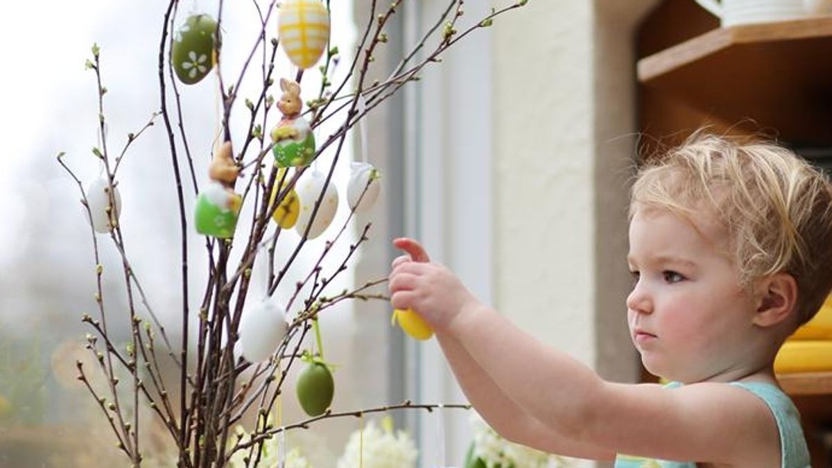 L'albero di Uova di Pasqua.  © Ufficio stampa