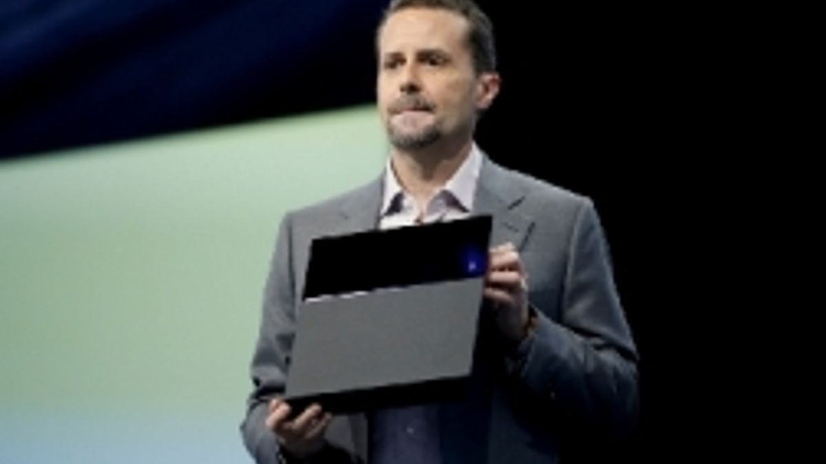 Il presidente di Sony Computer Entertainment, Andrew House, presenta la Playstation 4 © Ap/Lapresse