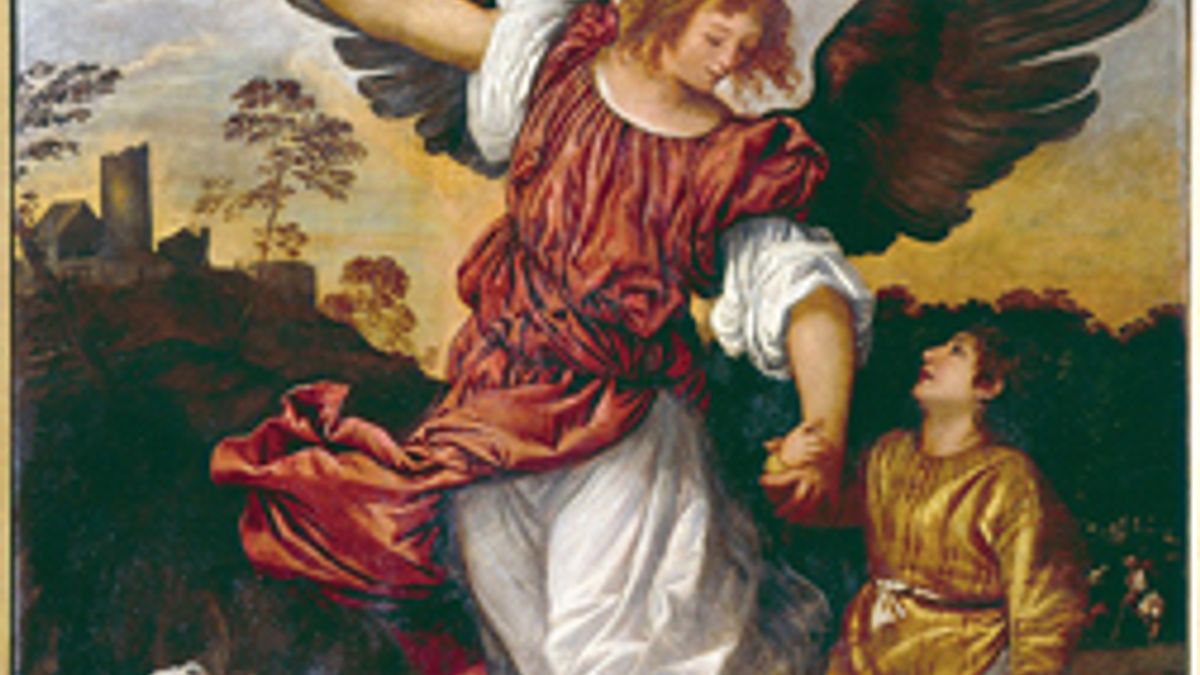  Tiziano Vecellio, Tobiolo e l'angelo,olio su tavola, 1512-14 ca, Venezia, Gallerie dell'Accademia © Ufficio stampa