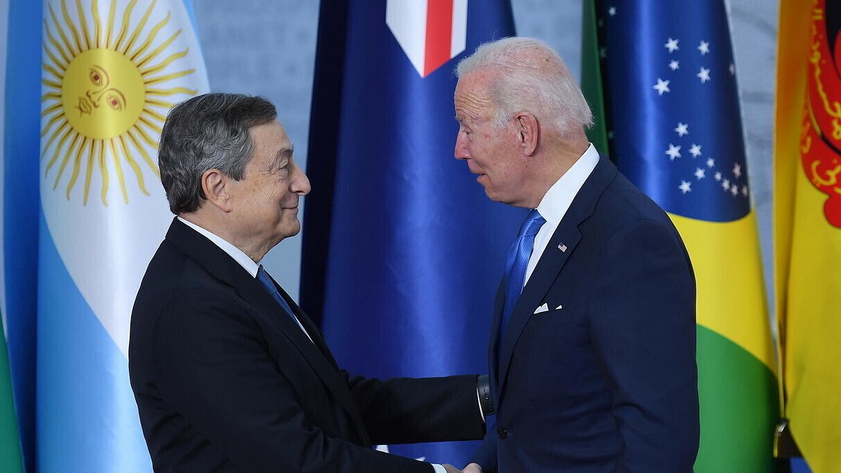 Draghi incontra il presidente Usa, Joe Biden © Ansa