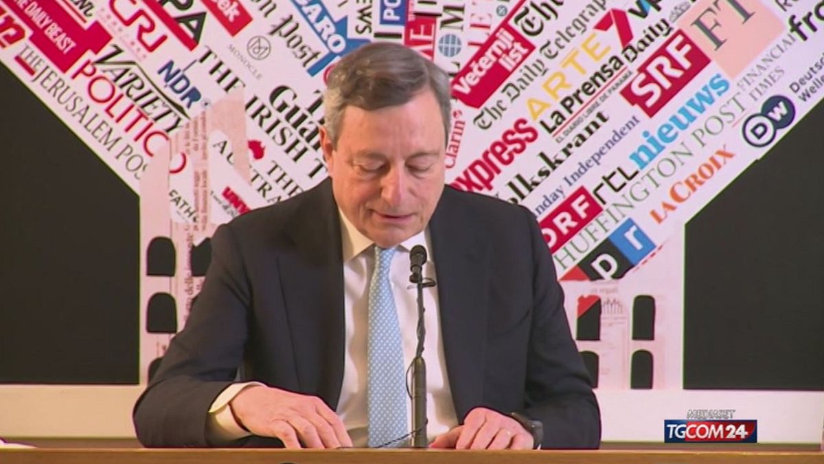 12.05 COLLOQUIO DRAGHI PUTIN SRV © Da video