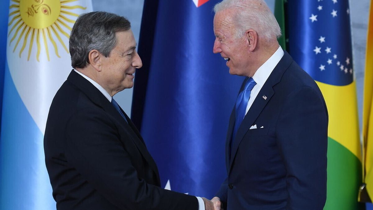  Draghi incontra il presidente Usa, Joe Biden © Ansa